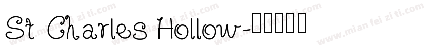 St Charles Hollow字体转换